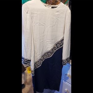 NWT Vintage BOB MACKIE Evening  vintage evening dress  beaded  10  two tone